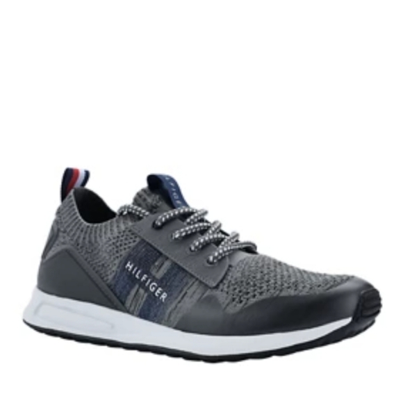 Tommy Hilfiger Other - TOMMY HILFIGER NWT MENS DARK GRAY LEW KNIT SNEAKERS